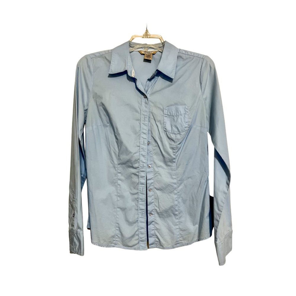 button up shirt / blue / long sleeve